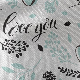 Yuanqi I Love You Heart Waterproof Canvas