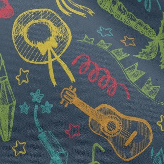 Pleasant Vacation Life Chiffon