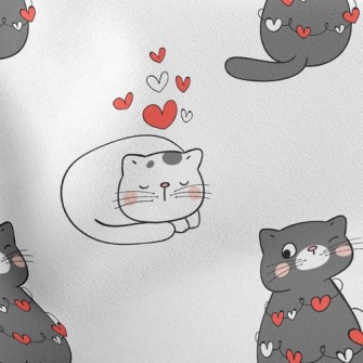 Couple Cats Who Like Each Othe Stretch Ponte