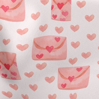 Pink Love Letter Stretch Ponte