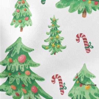 Beautiful Decorated Christmas  Stretch Ponte