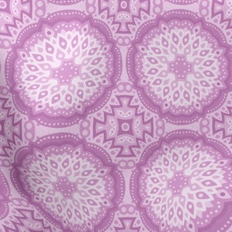 Lace Kaleidoscope Flowers Stretch Ponte