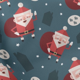 Energetic Santa Claus Stretch Ponte