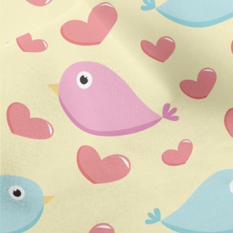Love Bicolor Bird Micro Fleece