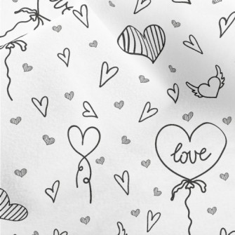 Simple Love Balloon Micro Fleece