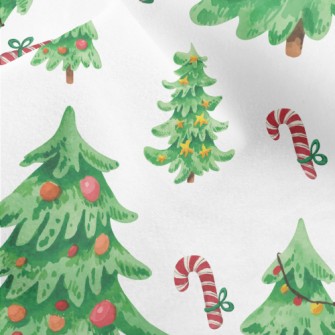 Beautiful Decorated Christmas  Micro Fleece