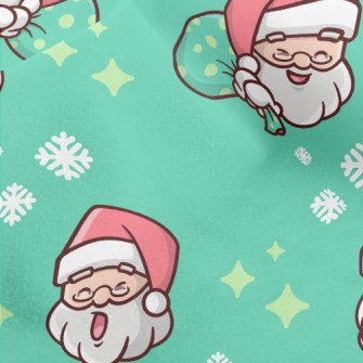 Santa Claus With Various Expre Micro Fleece