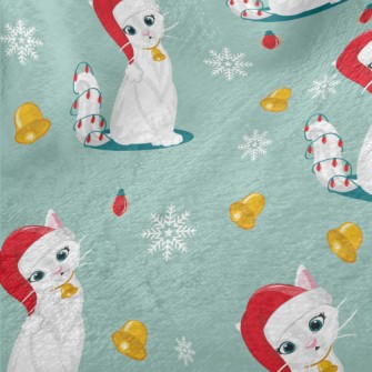 Beautiful Christmas Kitten Minky