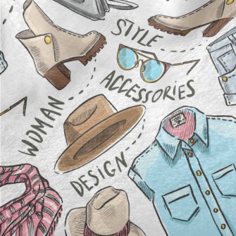 Girls Fashion Boots And Hats Minky