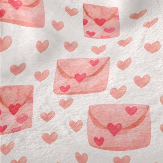 Pink Love Letter Minky