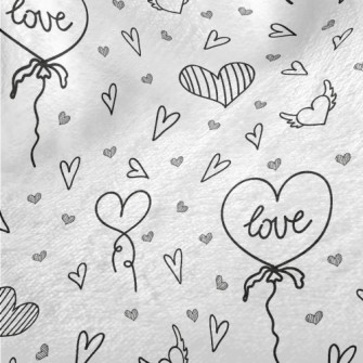 Simple Love Balloon Minky