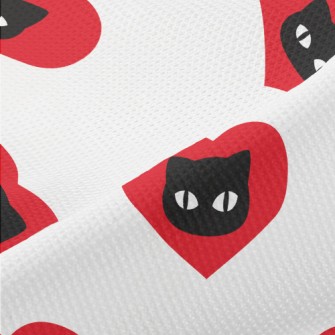 Dead Fish-eyed Loving Cat Piqué