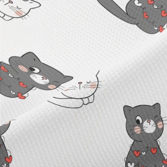 Couple Cats Who Like Each Othe Piqué