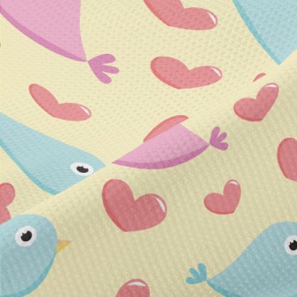 Love Bicolor Bird Piqué