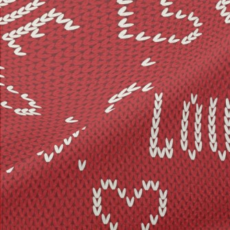 Knitted Style Heart Piqué