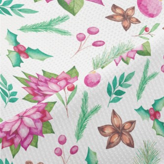 Bright And Beautiful Flowers Piqué