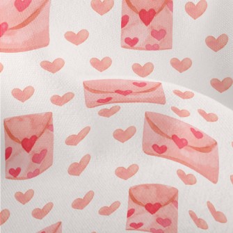 Pink Love Letter Lightweight Performance Linen