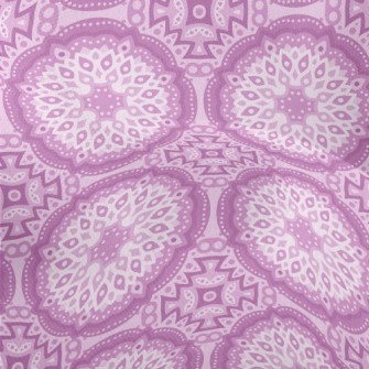 Lace Kaleidoscope Flowers Lightweight Performance Linen