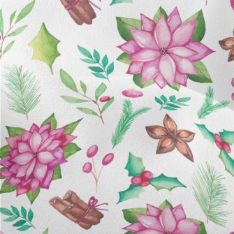 Bright And Beautiful Flowers Lightweight Performance Linen