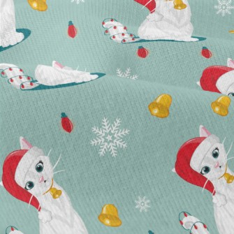 Beautiful Christmas Kitten Modern Jersey