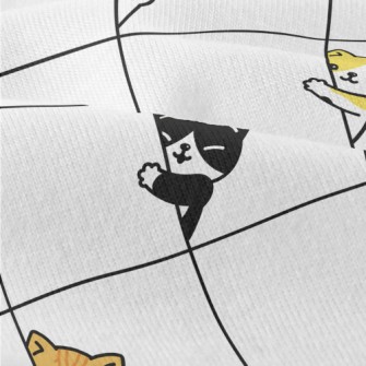 Kitten Family Peek Modern Jersey