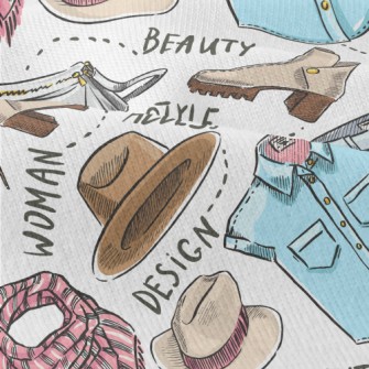 Girls Fashion Boots And Hats Modern Jersey