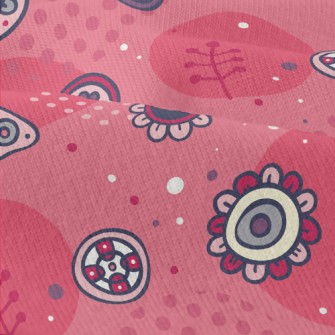Childlike Cartoon Flowers Modern Jersey