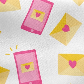 Love Instant Message Jersey Backed Fleece