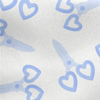 Love Handle Scissors Jersey Backed Fleece
