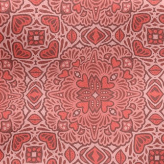 Bright And Generous Damask Jersey Backed Fleece