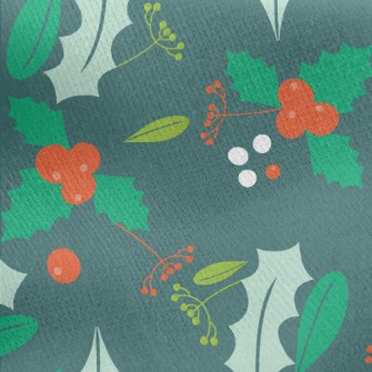 Vitality Christmas Red Jersey Backed Fleece
