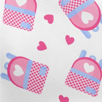 Love Mesh Backpack Pongee