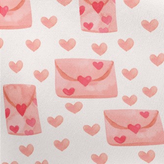 Pink Love Letter Pongee