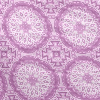 Lace Kaleidoscope Flowers Pongee