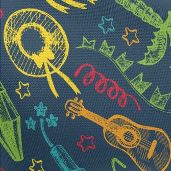 Pleasant Vacation Life Pongee