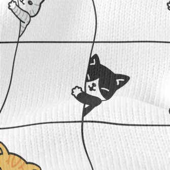 Kitten Family Peek Stretch Jersey