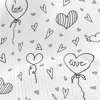 Simple Love Balloon Stretch Jersey