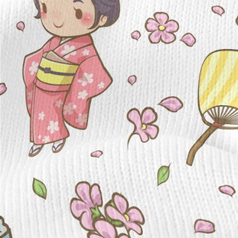Kawaii Japanese Girl Stretch Jersey