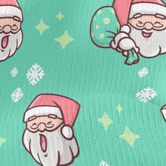 Santa Claus With Various Expre Stretch Jersey