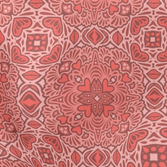 Bright And Generous Damask Lightweight Cotton Poplin