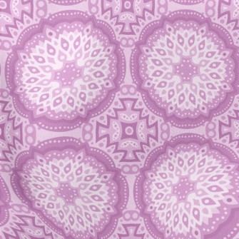Lace Kaleidoscope Flowers Lightweight Cotton Poplin