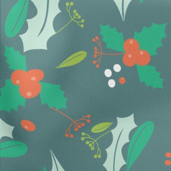 Vitality Christmas Red Lightweight Cotton Poplin