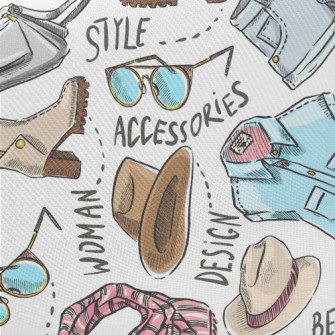 Girls Fashion Boots And Hats Midweight Cotton Poplin