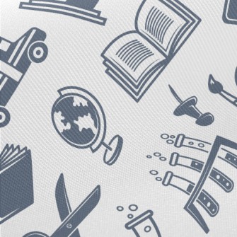 Starting School Classes Midweight Cotton Poplin