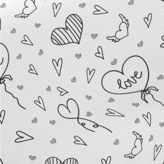 Simple Love Balloon Midweight Cotton Poplin