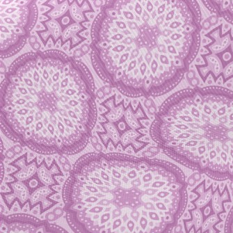 Lace Kaleidoscope Flowers Midweight Cotton Poplin