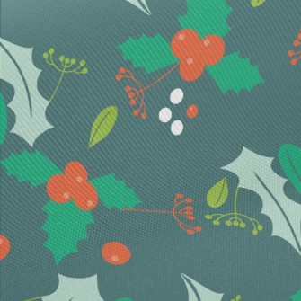 Vitality Christmas Red Midweight Cotton Poplin