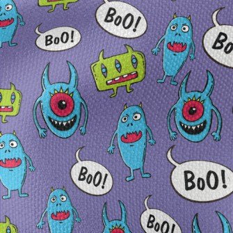 Funny And Scary Monsters Waterproof Canvas