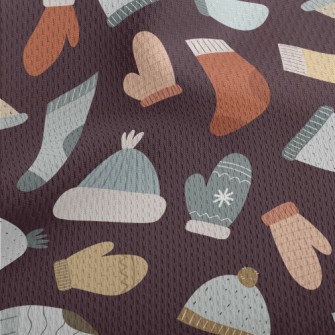 Winter Hats, Socks And Gloves Athletic Mesh Flat Back