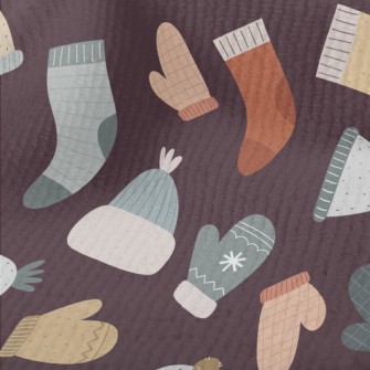 Winter Hats, Socks And Gloves Terry